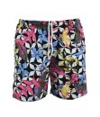 Short Floral Estampado Calção elastano P M G Gg Verão Rosa